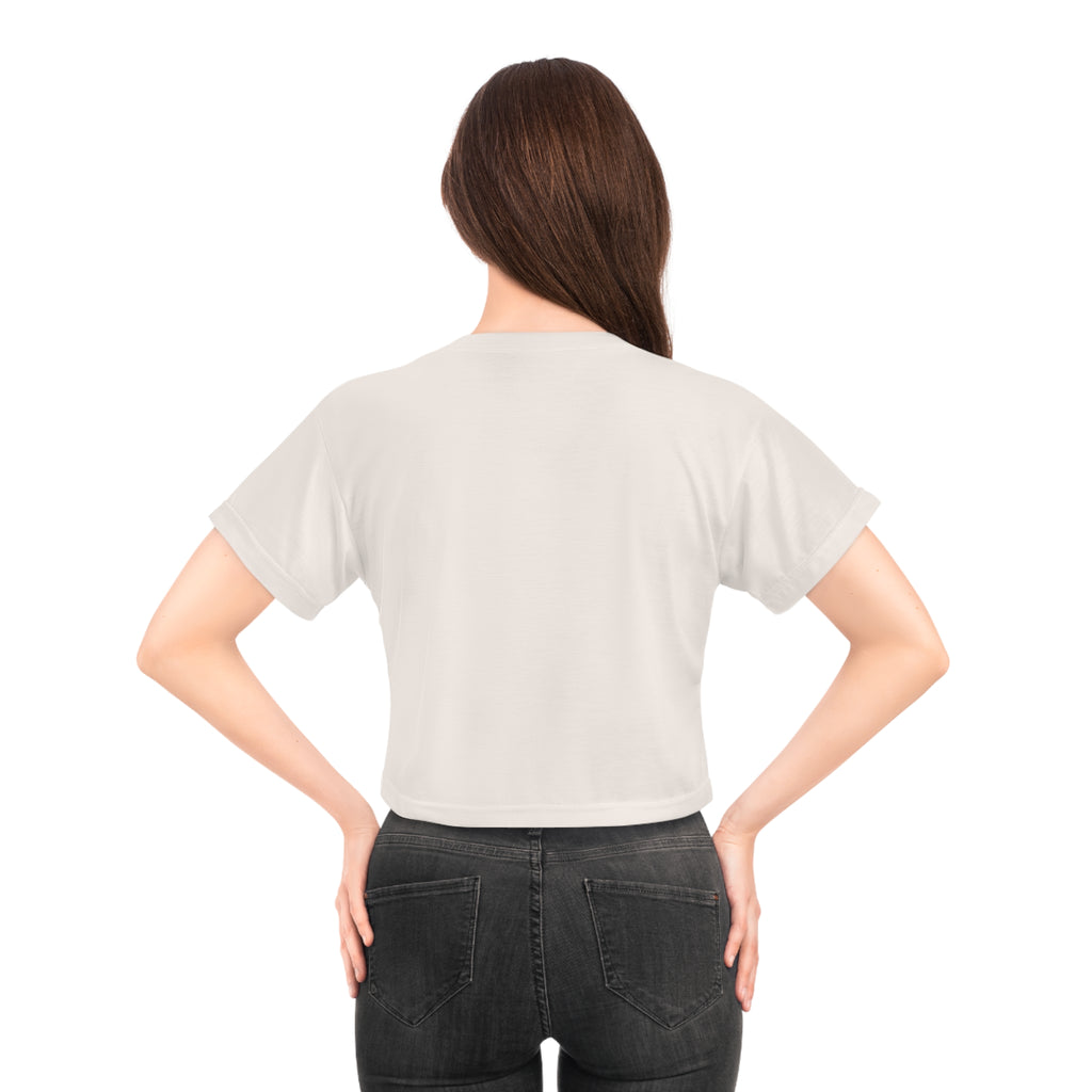 Cowgirl Boots Crop Tee — "Led by Grace" Western Graphic Crop Top